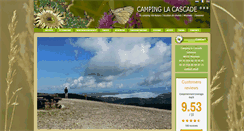 Desktop Screenshot of camping-la-cascade.com